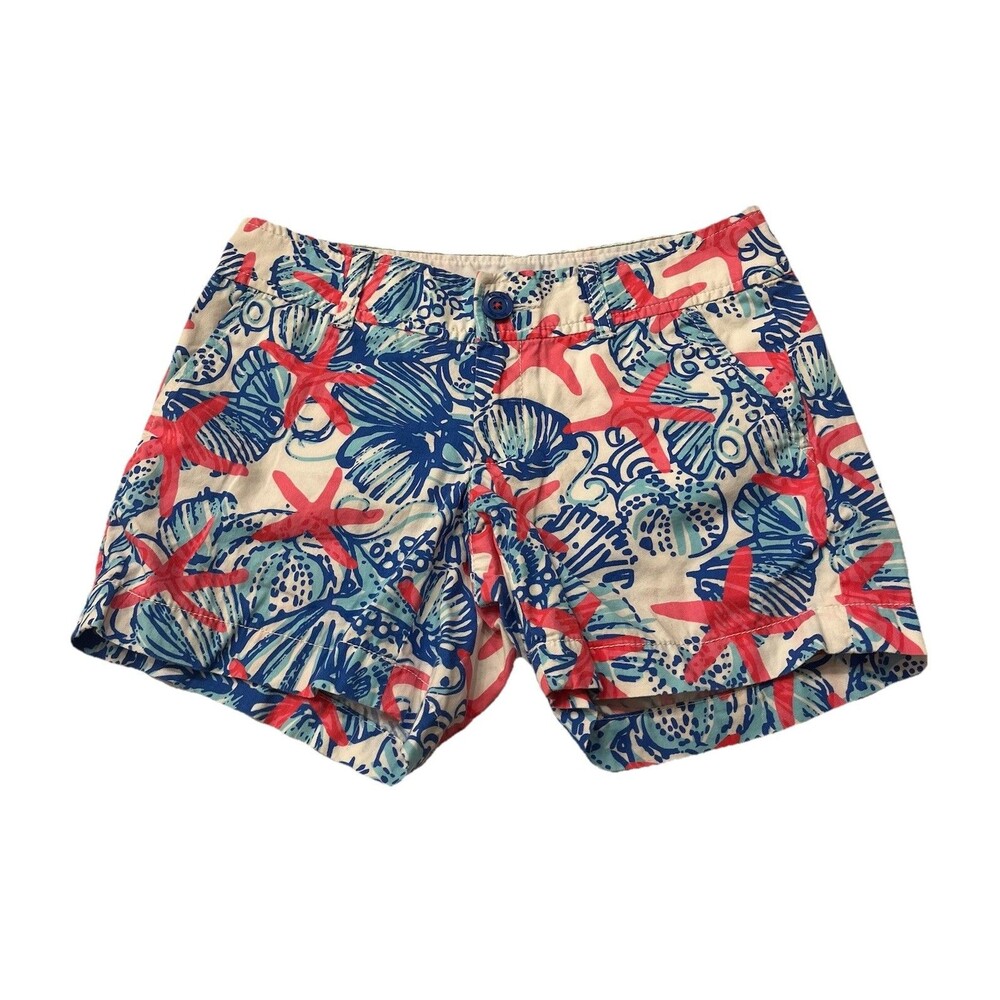 Lilly Pulitzer She She Shells Starfish Callahan Shorts Size 00